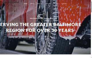 Gary's Auto Detailing website
