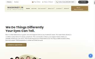 Washington Eye Institute of Cumberland website