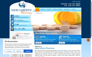 New Liberty Pharmacy website