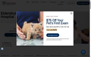 Eldersburg Veterinary Hospital website