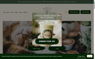 Purrista Cat Cafe website
