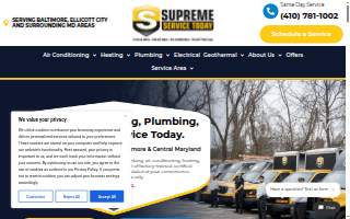 Supreme Service Today website