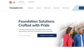 Groundworks construction Inc website