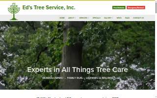 Ed's Tree Service website