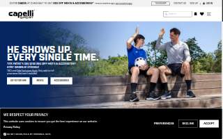Capelli Salon of Columbia website