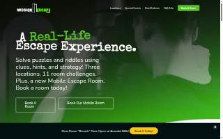 Mission Escape Rooms - Arundel Mills website