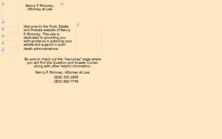Moloney Law website