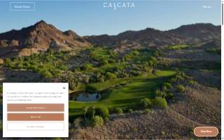 Cascata Italian Cuisine website