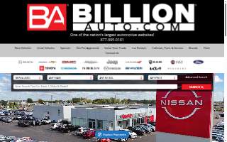 Billion Auto - Nissan in Sioux Falls website