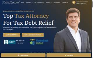 J David Tax Law LLC of Fayetteville website