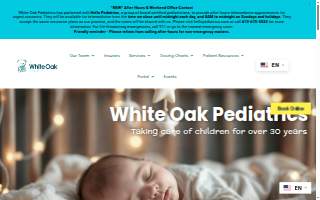 White Oak Pediatrics - Gaithersburg website
