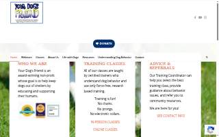 Your Dog's Friend website