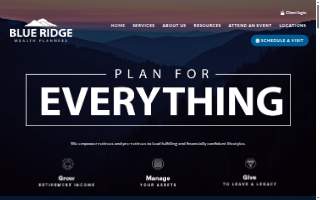 Blue Ridge Wealth Planners of Knoxville website