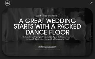 Bryan George Music DJ Services website