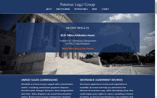 Potomac Legal Group website