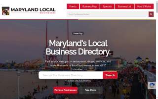 Maryland Local Businesses of Towson website