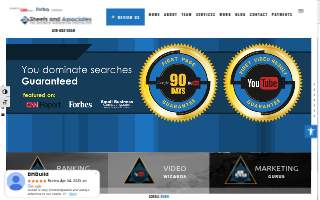 Sheets and Associates Marketing Agency website