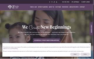 Z Family Law website