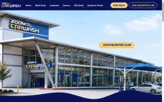 Zoom Car Wash website
