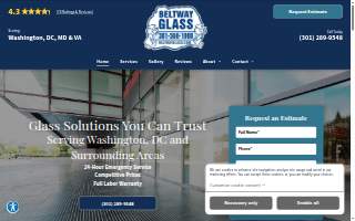 Beltway Glass of Silver Spring website