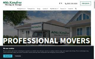 McKendree Moving & Storage website