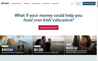 Thrivent Financial-Lutherans website