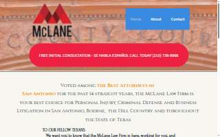 McLane & McLane Law Firm website