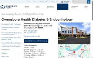 Owensboro Health Diabetes & Endocrinology website