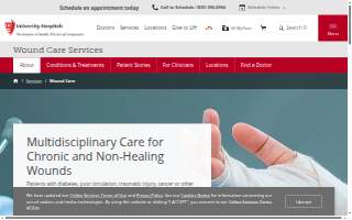 UH Elyria Wound Care & Hyperbaric Medicine website
