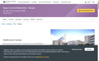 Baylor Scott & White Clinic - Temple website