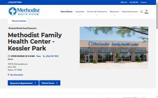 Methodist Family Health Center - Kessler Park website