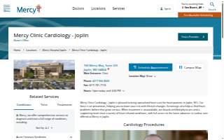 Mercy Clinic Cardiology - Joplin website