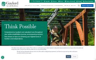 Gaylord Hospital website