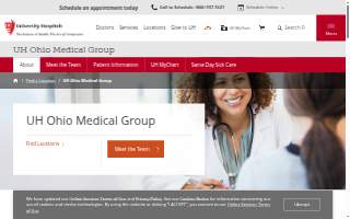 UH Ohio Medical Group website