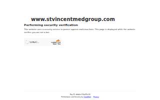Saint Vincent Medical Group: Pain Clinic website