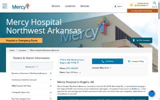 Mercy Hospital Northwest Arkansas website