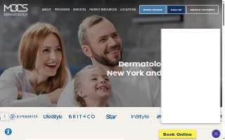 MDCS Dermatology: Medical Dermatology and Cosmetic Surgery of Clifton website