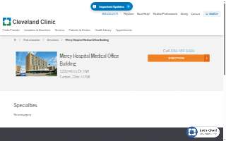 Cleveland Clinic Mercy Hospital Medical Office Building website