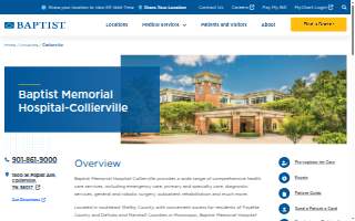 Baptist Memorial Hospital-Collierville website