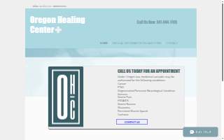 Oregon Healing Center website