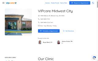 VIPcare at Centennial Health - Midwest City website
