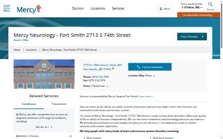 Mercy Neurology - Fort Smith 2713 S 74th Street website