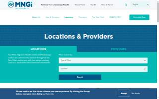 MNGI Digestive Health – Bloomington Endoscopy Center & Clinic website