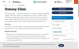 Ostomy Clinic at Miami Valley Hospital website