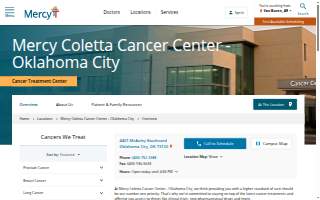 Mercy Coletta Cancer Center - Oklahoma City website