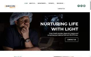Origin Health Helena website