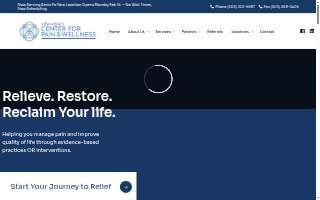 New Mexico Center for Pain & Wellness website