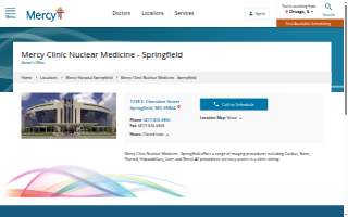 Mercy Clinic Nuclear Medicine - Springfield website