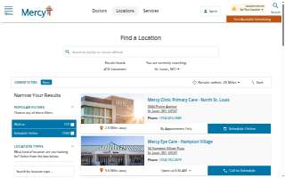 Mercy Clinic Spine Center - E. Seminole website