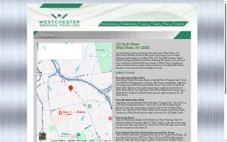 Westchester Medical Pavilion website